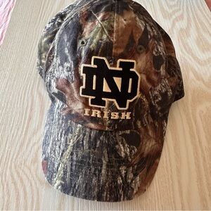 University of Notre Dame Camo Camouflage Cap Fighting Irish Baseball Cap Hat